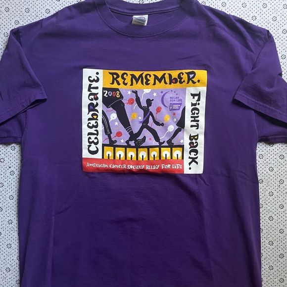2008 American Cancer Society Relay For Life Tee - Picture 1 of 3